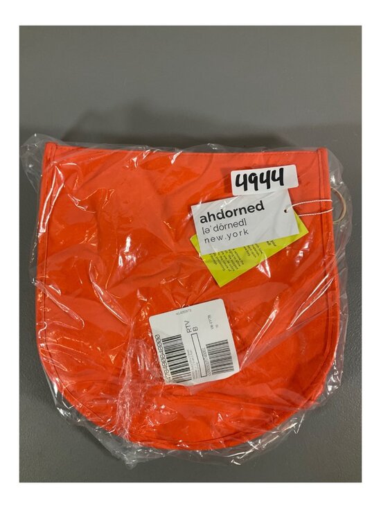 Ahdorned U-Shaped Messenger Bag - Double Entry, Dual Straps, Pouch, Sicilian Ora - Picture 7 of 9